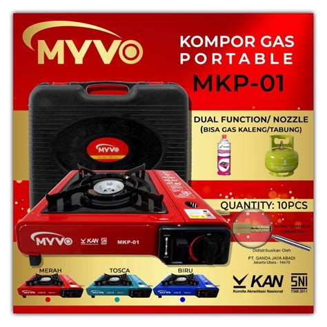 Jual Kompor Gas Portable Myvo Tungku In Gas Lpg Gas Kaleng Sni