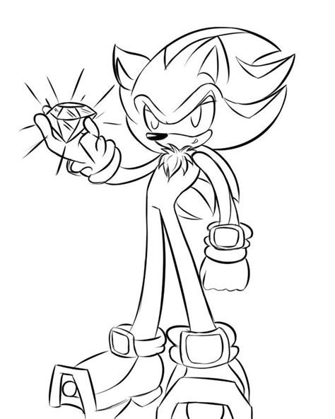 55 Desenhos Do Shadow Sonic Para Imprimir E Colorirpintar