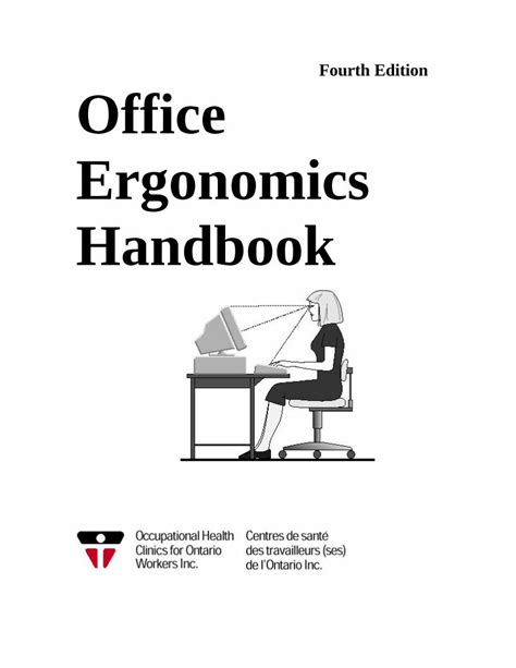 Pdf Fourth Edition Office Ergonomics Handbook€¦ · Office Ergonomic Handbook 2 Ergonomics Can