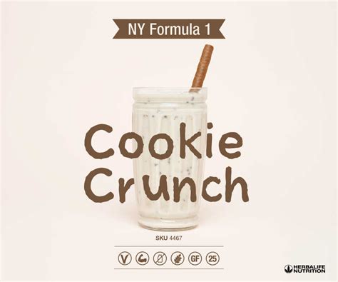 Formula1 Nutritional Shake Mix Cookie Crunch 550 g Selvstændigt