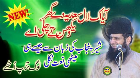 Aya Ik Laal Sadia De Ghar Sher E Punjab Molana Manzoor Ahmad Sab New