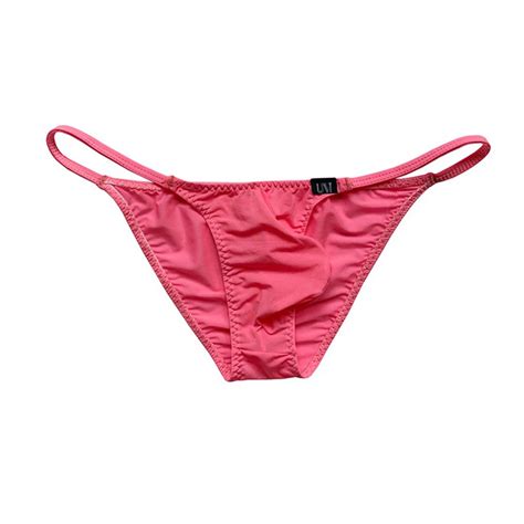 Sexy Mens Mesh Low Rise Bikini Elastic Thong G String Bulge Pouch Briefs Ultra Thin Underwear Jpeg