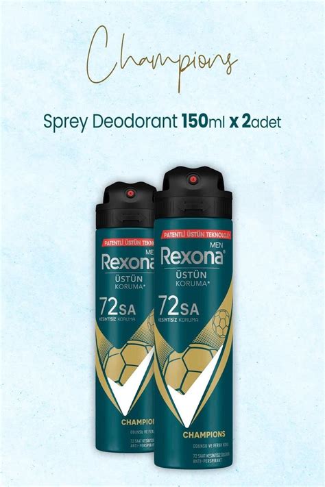 Rexona Men Sprey Deodorant Champions Ml X Adet Fiyat Yorumlar