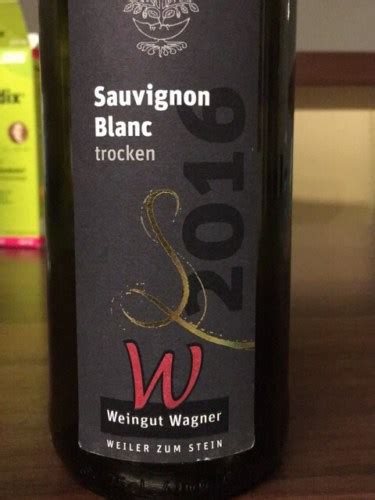 Weingut Wagner Erligheimer Stromberg Sauvignon Blanc S Trocken Vivino Us