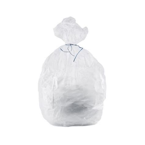 Sacs Poubelles 130 Litres Transparent 40U Colis De 5 Rlx De 20 Sacs