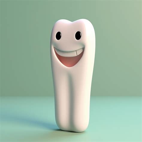 Premium AI Image | Cartoon Toothbrush 3D