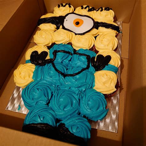 Minion Buttercream Cupcakes