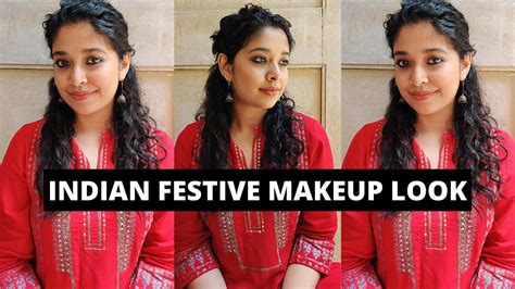 Indian Festive Makeup Look Easy And Wearable Makeup Look 🎇 Youtube