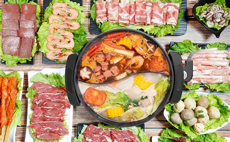 Elektrische Hot Pot Wokpfanne Yin Yang Hot Pot 2 Seiten Suppentopf Küche Kasserolle Antihaft