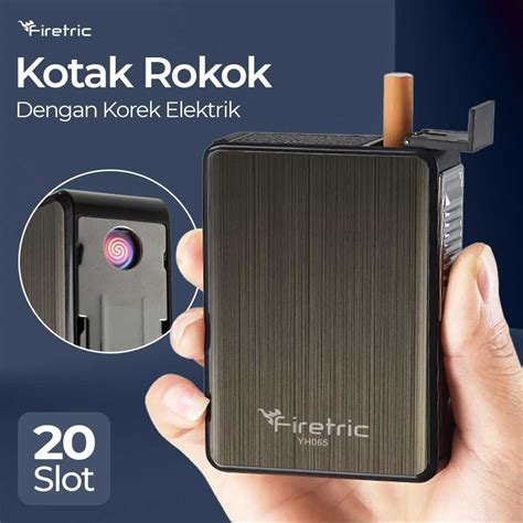 Jual Firetric Kotak Rokok Slot Dengan Korek Elektrik Jakmall