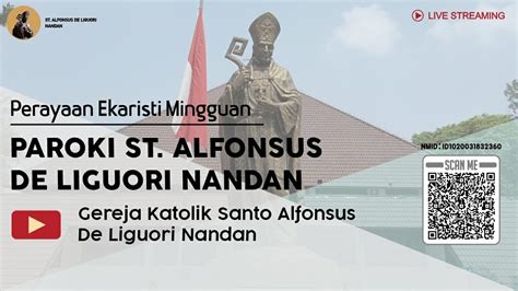 Misa Sabtu Sore Paroki St Alfonsus Nandan 17 Juni 2023 I 17 30 WIB