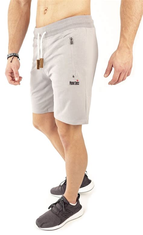 Mount Swiss Herren Freizeit Shorts LIAM Kurze Hose Jogginghose