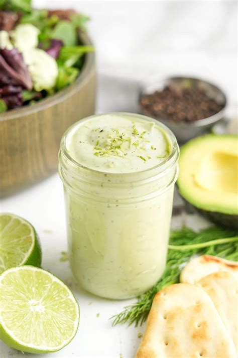 Avocado Lime Ranch Dressing Fresh Coast Eats