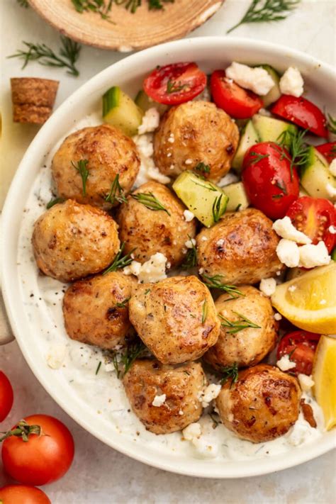 Greek Chicken Meatballs 40 Aprons