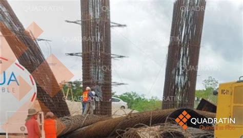 Colapsa Obra Del Tren Maya En Chetumal Quadratin Quintana Roo