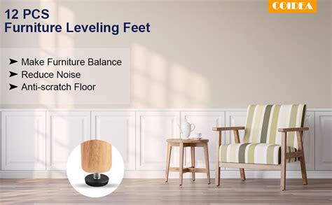 Amazon M Thread Furniture Feet Levelers Pcs Adjustable