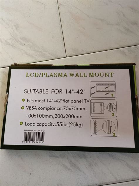 LCD / Plasma TV wall mount, TV & Home Appliances, TV & Entertainment ...