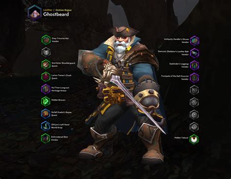 Captain Ghostbeard, Kul Tiran Rogue : r/Transmogrification