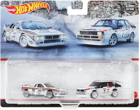 Hot Wheels Premium Pack Lancia Rally Audi Sport Quattro Hlj