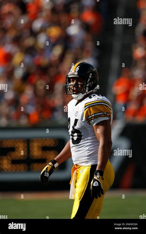 Pittsburgh Steelers Receiver Hines Ward 86 In Action Against The