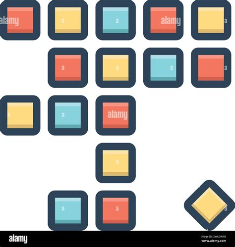 Icon For Scrabblepieces Stock Vector Image And Art Alamy