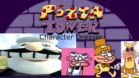 Pizza Tower Character Dresser Mod Showcase Peppino Pogo Noise