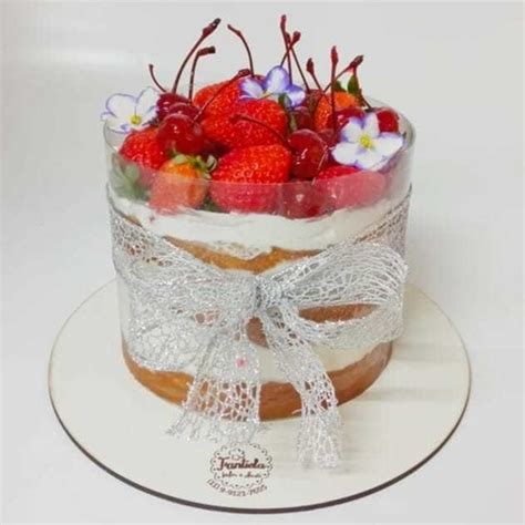 Frutas Vermelhas Naked Cake Fantiela Bolos E Doces