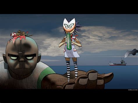 Hintergrundbilder Karikatur Jamie Hewlett Nudel Gorillaz Person