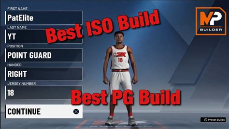 The Best Pg Build In Nba K Best Iso Build In Nba K Youtube