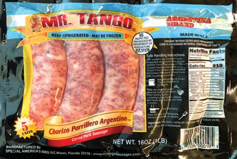 Mr Tango Argentino Chorizo La Comprita