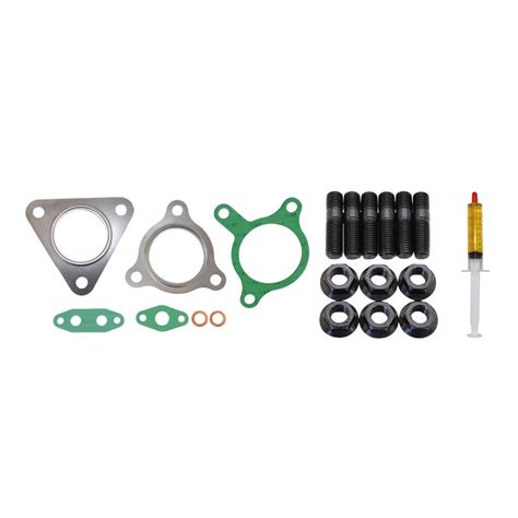 Turbo Charger Installation Stud Gasket And Lubricant Kit For Mitsubishi