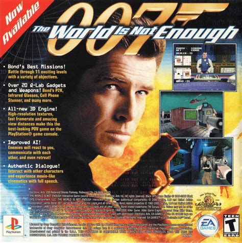 007 The World Is Not Enough Jogo Playstation 1 Psx R 20 00 Em