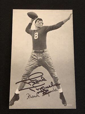 FRANK TRIPUCKA SIGNED AUTOGRAPHED 1948 52 EXHIBIT CARD NOTRE DAME