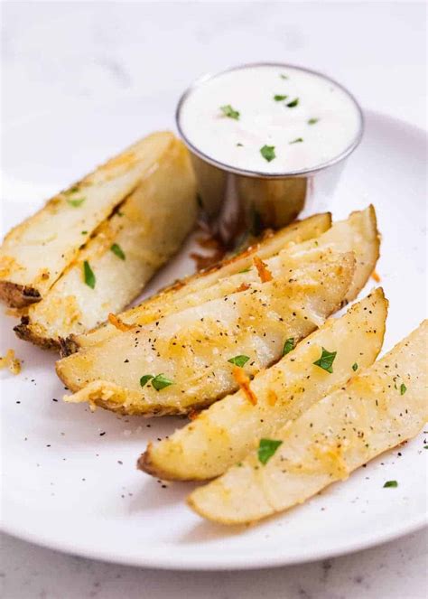 Baked Parmesan Potato Wedges I Heart Naptime