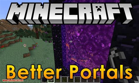 Better Portals Mod 1122 See Through Portals Usable Mc Modnet