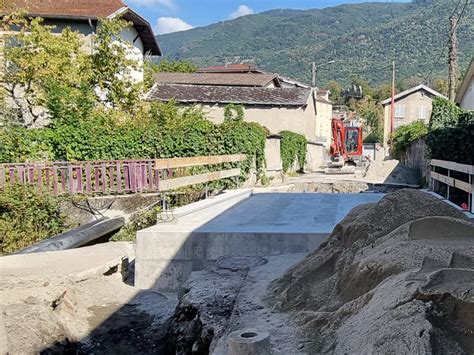 Vizille Voirie Cr Che Ponts Les Travaux Se Poursuivent Dans La Commune