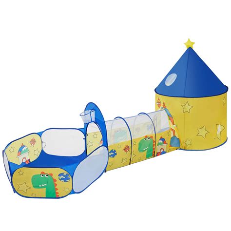 Buy Songmics 3 In 1 Kids Play Tent Tunnel Ball Pit Playground For