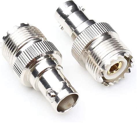 Переходник антенный UHF Female гнездо - BNC Female гнездо, адаптер для ...