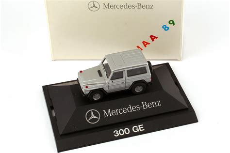 Mercedes Benz G Modell 300GE Silber Met W463 IAA 89 Werbemodell