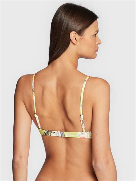 Seafolly Góra od bikini Coast To Coast 31393 913 Zielony Modivo pl