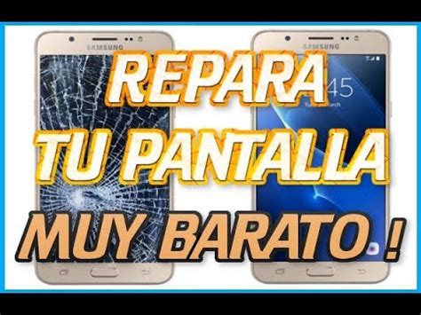 Como Reparar Pantalla De Cristal De Movil Grieta Roto Barato Samsung