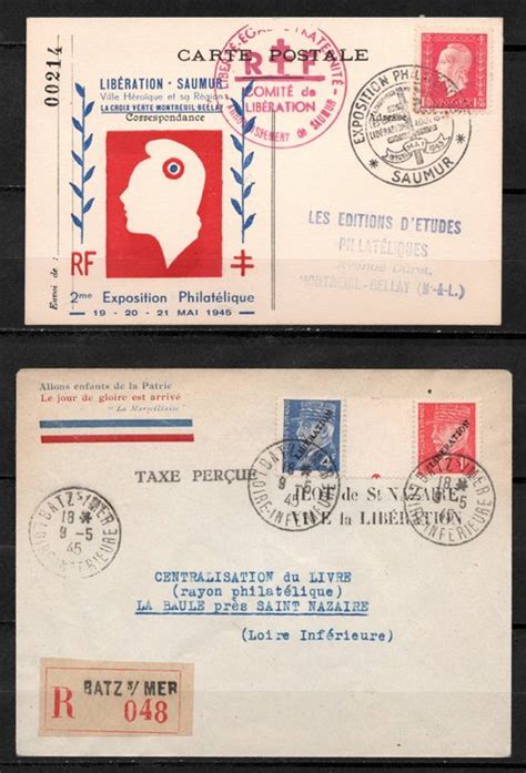 France Lettres Et Carte Diverses De La Catawiki