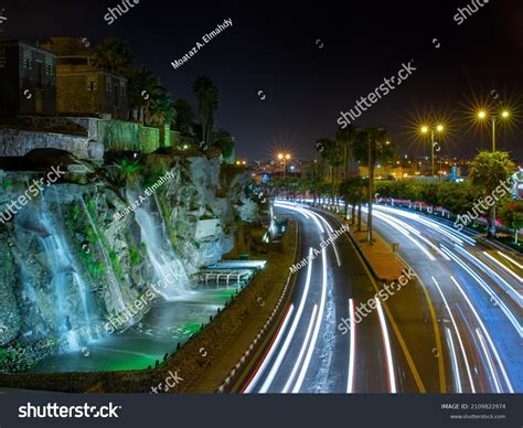 Street Abha Saudi Arabia Night April Stock Photo 2109822974 Shutterstock