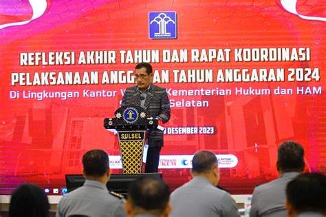 Kepala Lapas IIA Parepare Hadiri Acara Refleksi Akhir Tahun Dan Rapat