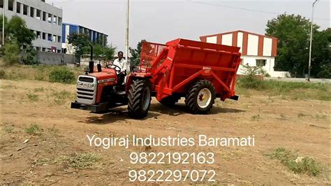 Massey Ferguson 9500 Tractor With Infielder For Sugarcane Harvester