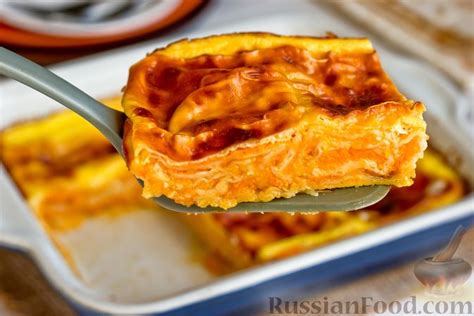 Рецепт: Ленивая баница из лаваша с тыквой на RussianFood.com