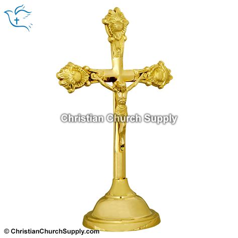 Vintage Brass Standing Altar Cross Manufacturers Of Vintage Brass