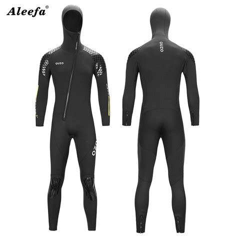 Traje De Neopreno Con Capucha Para Hombre Y Mujer Traje De Buceo Con