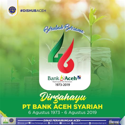 Dishub Aceh On Twitter Tak Terasa Usia Bank Aceh Menginjak Tahun