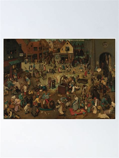 Pieter Bruegel The Elder The Fight Between Carnival And Lent